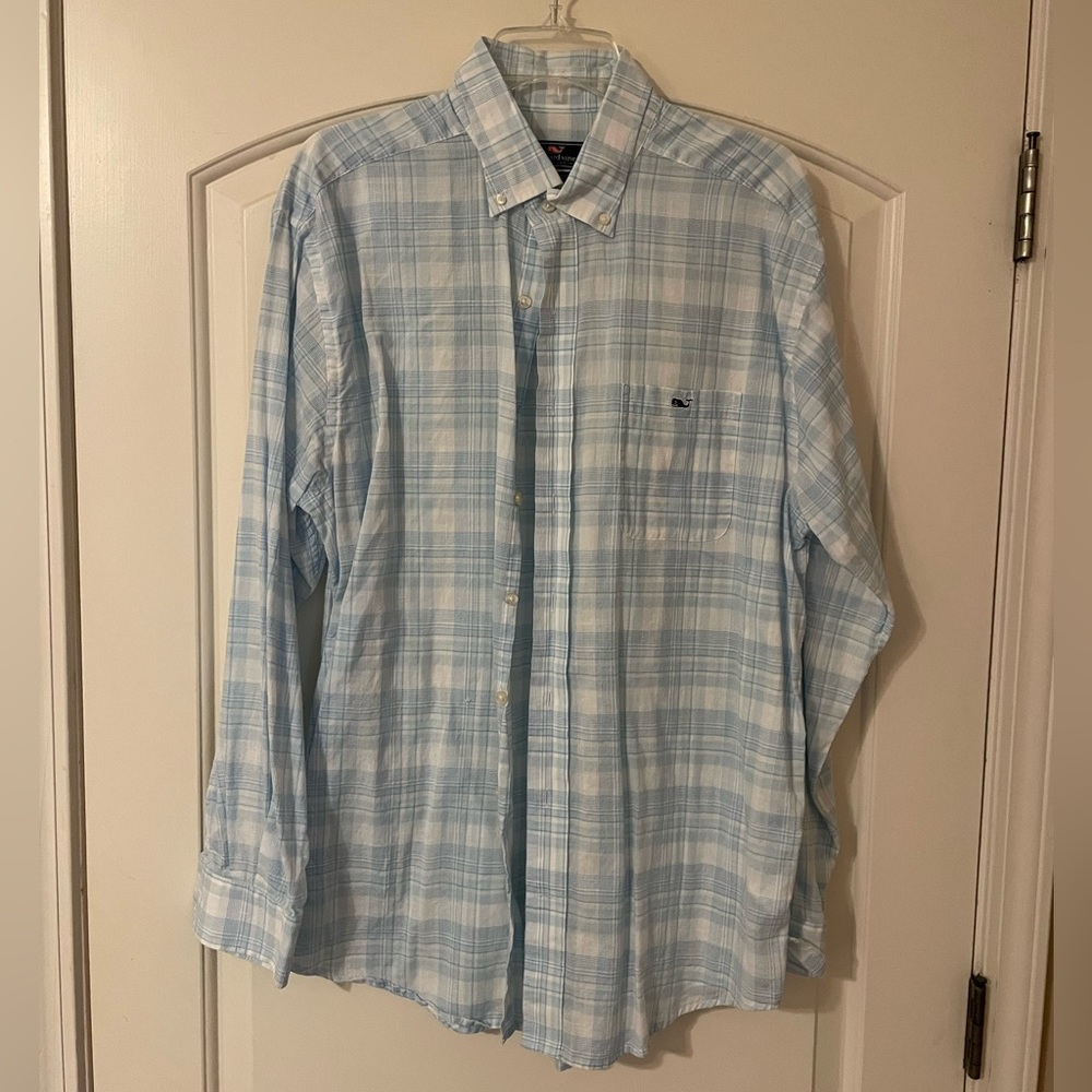 Vineyard Vines Classic Fit Tucker Shirt 100% Cotton